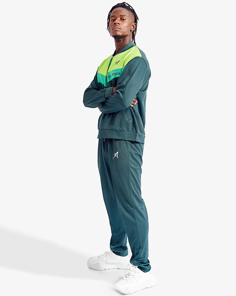 Men's Classic Tracksuit In Green