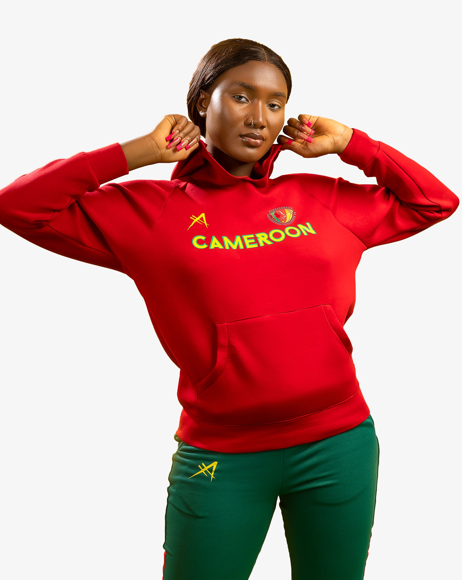 Cameroon Basketball Hoodie