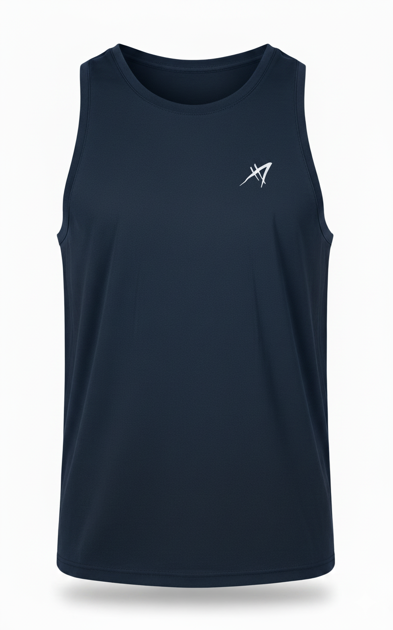 Men's Classic Workout Tank Top Navy Blue