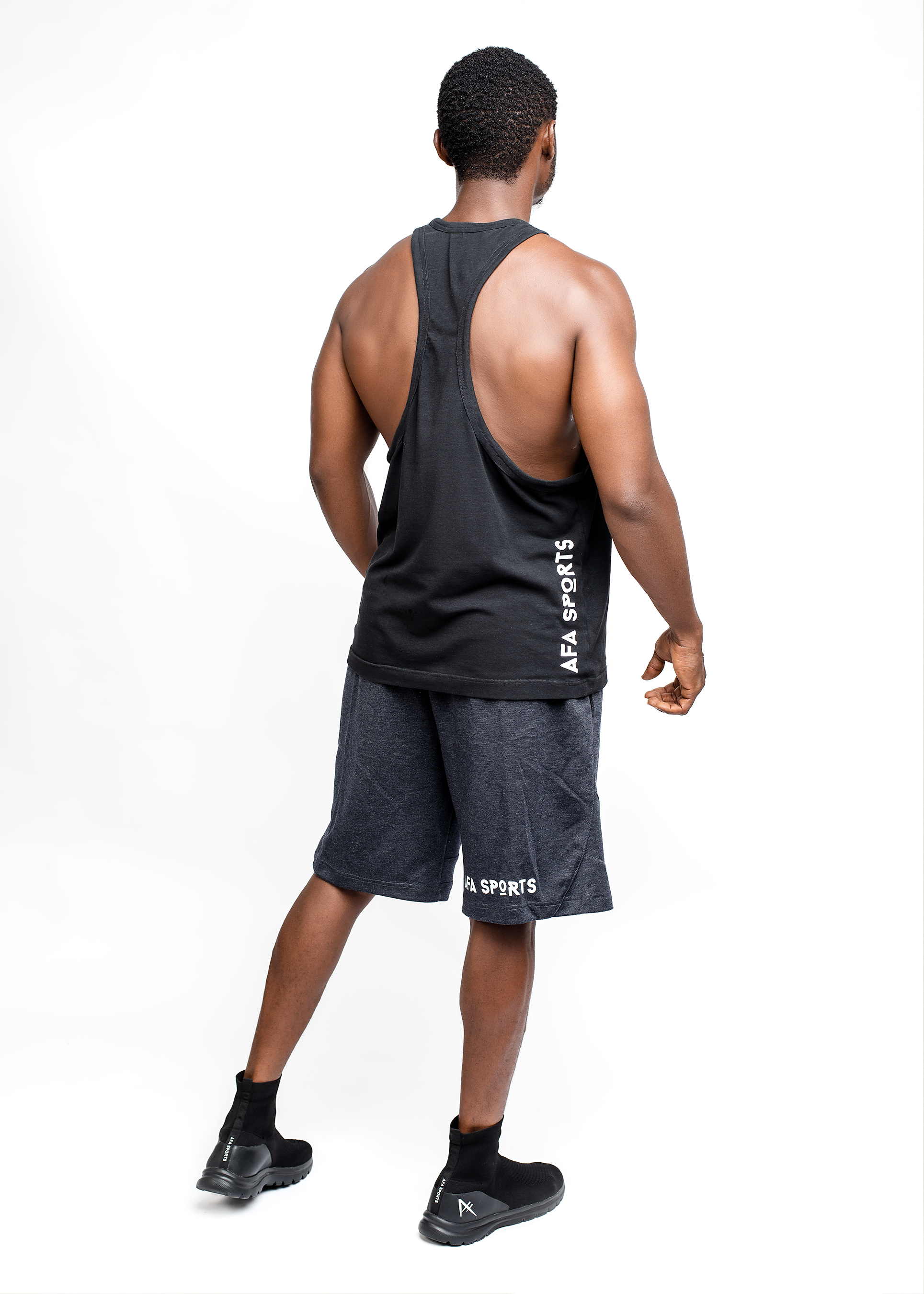 Men's Workout Tank Top Black