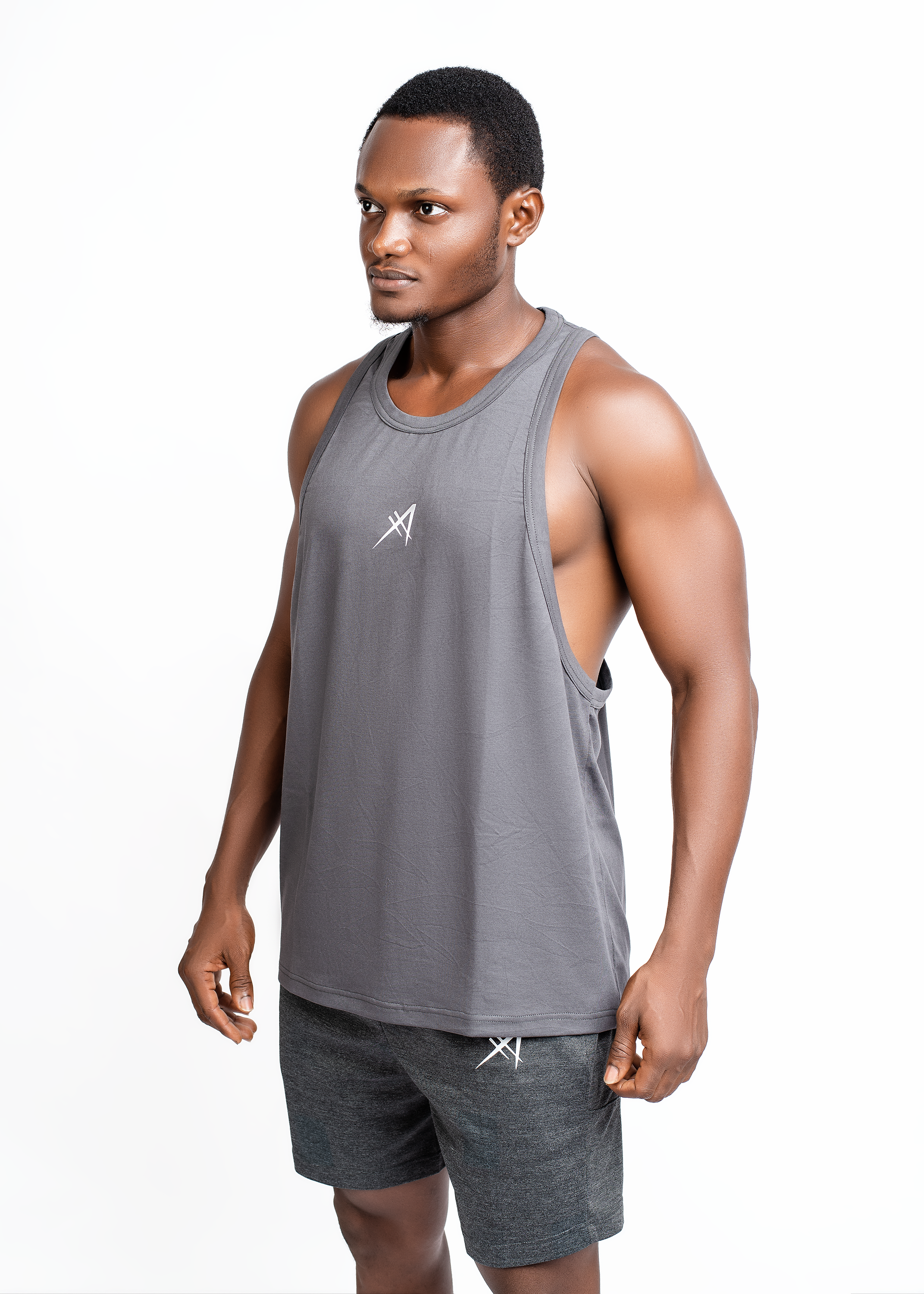 Men's Workout Tank Top Grey