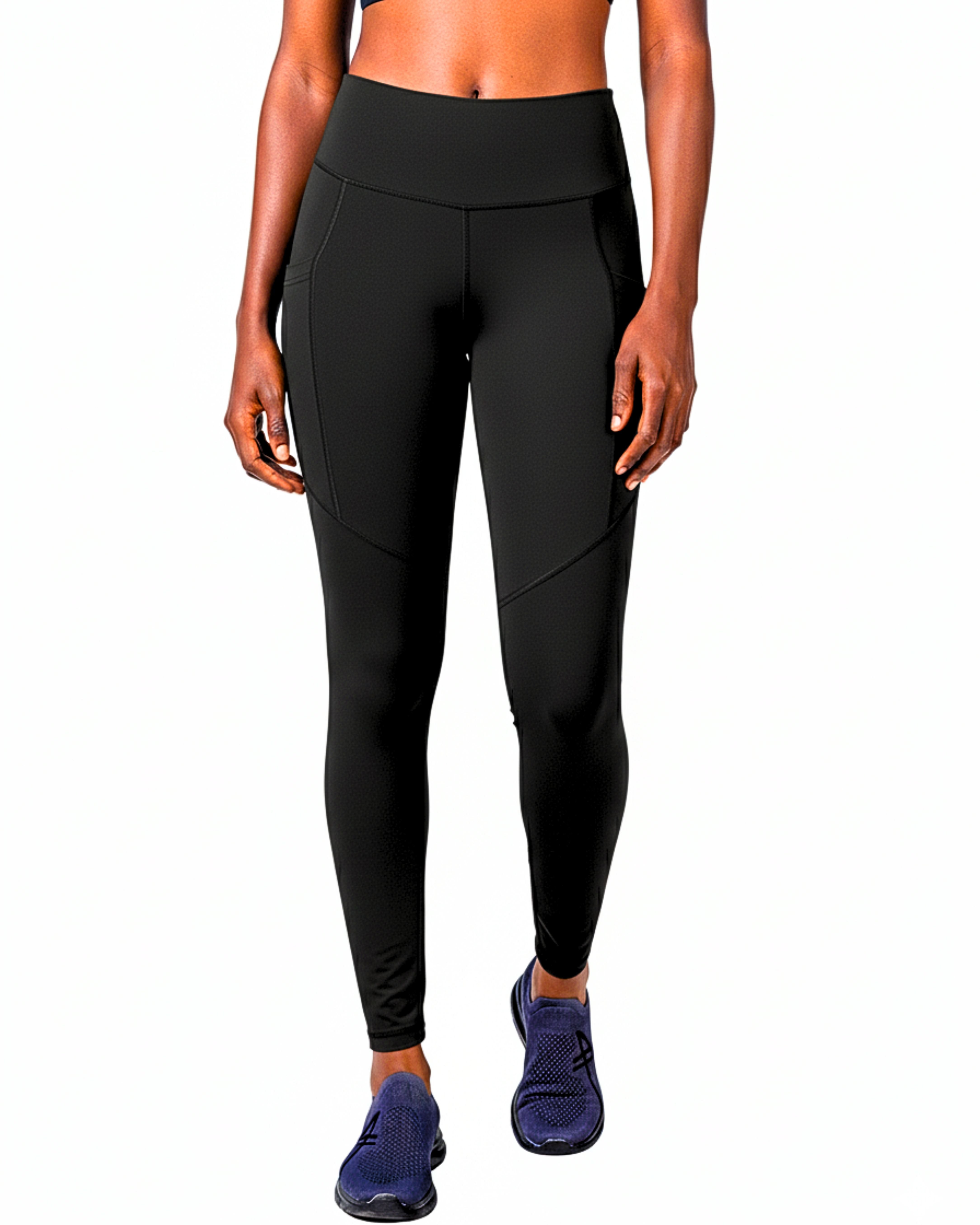 Full-Length Women's Training Leggings - Black